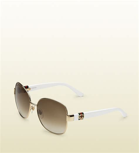 gold gucci sunglasses women|gucci swarovski sunglasses.